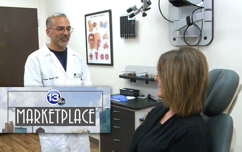 Afser Shariff,  ENT Physician, on 13abc Marketplace